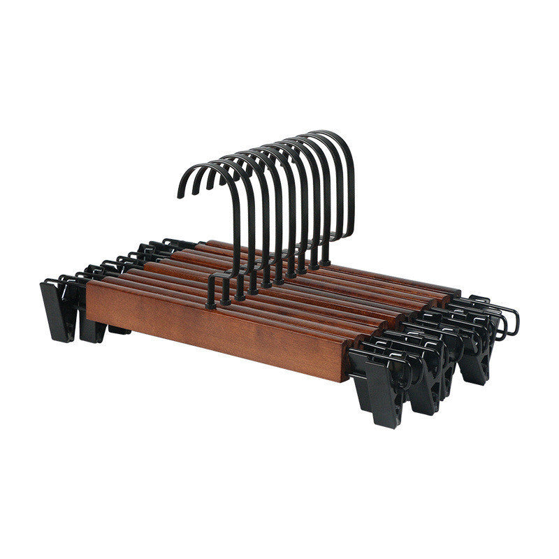 Non-marking Wooden Non-slip Hanger For Supporting Clothes H