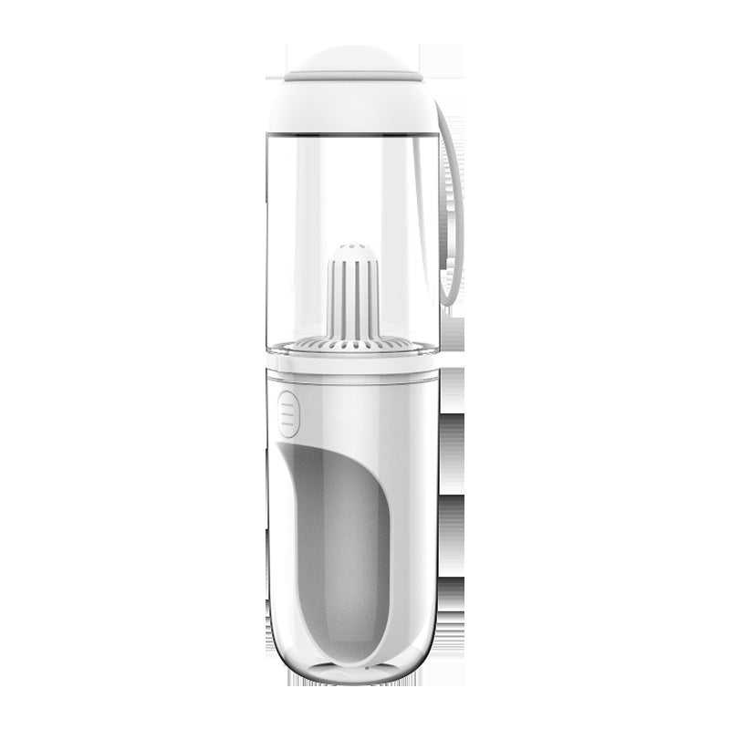 Outdoor travel water bottle for pets out cup Grey