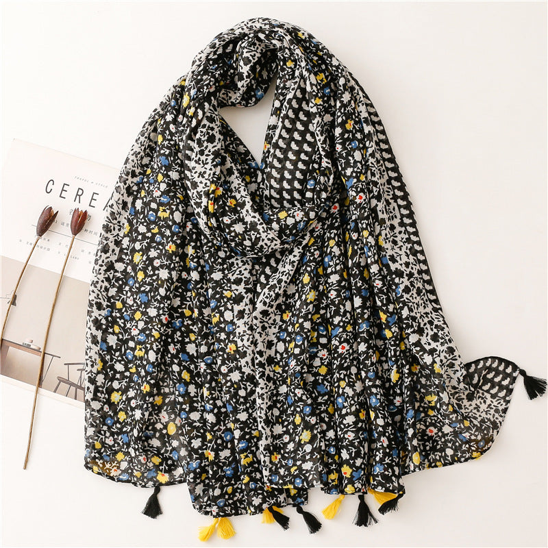 Creative Chinese Style Cotton And Linen Scarf SL2208020 180X88CM