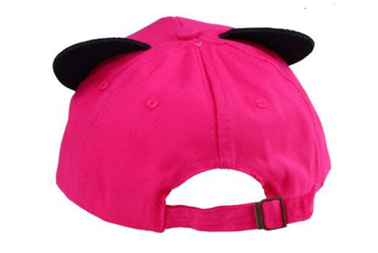 Spring And Summer Denim Baseball Cute Cat Ears Baseball Sunscreen Visor Baby Cat Hat