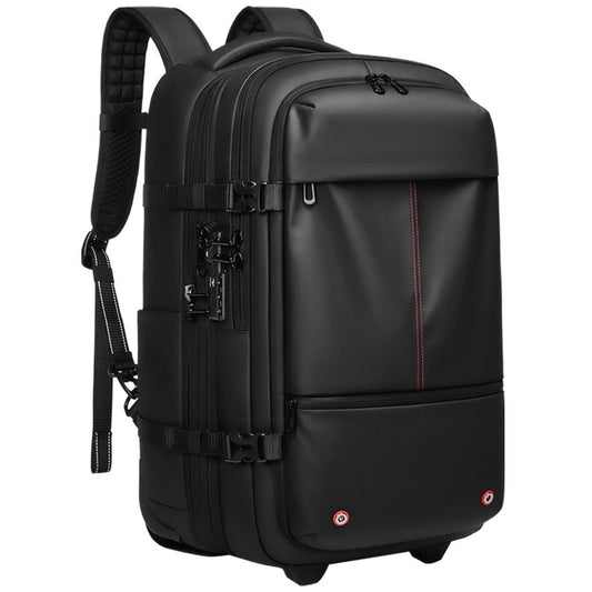 Vacuum Expandable Trolley Backpack Large Capacity Scalable Business Trip