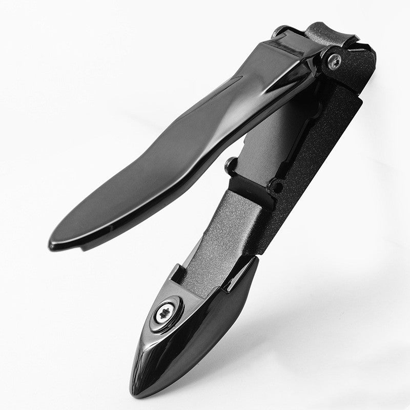 Anti-splash Stainless Steel Nail Clippers Light gun color