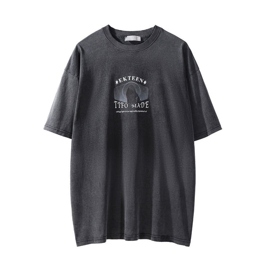Fashion American Printed T-shirt Men