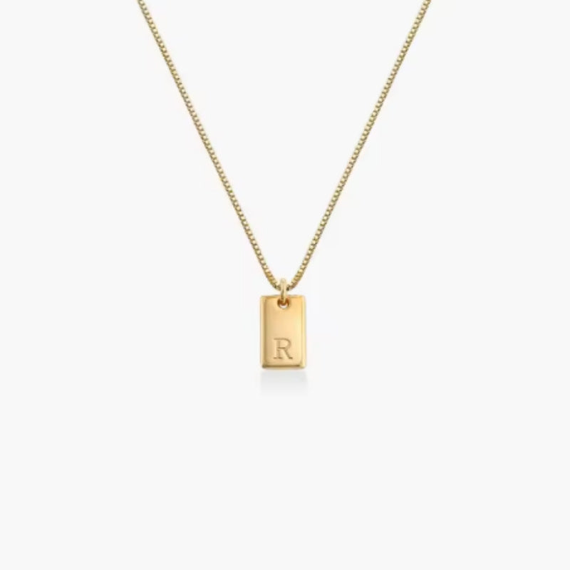 Custom Initial Necklaces For Men And Women Gold