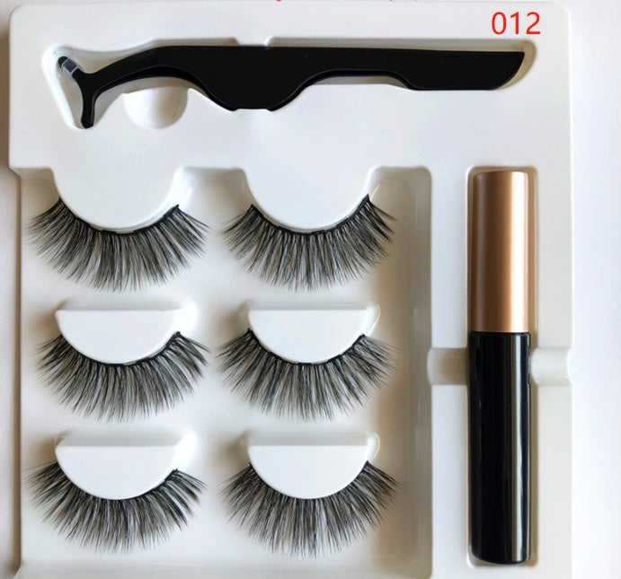 Magnetic false eyelashes 012