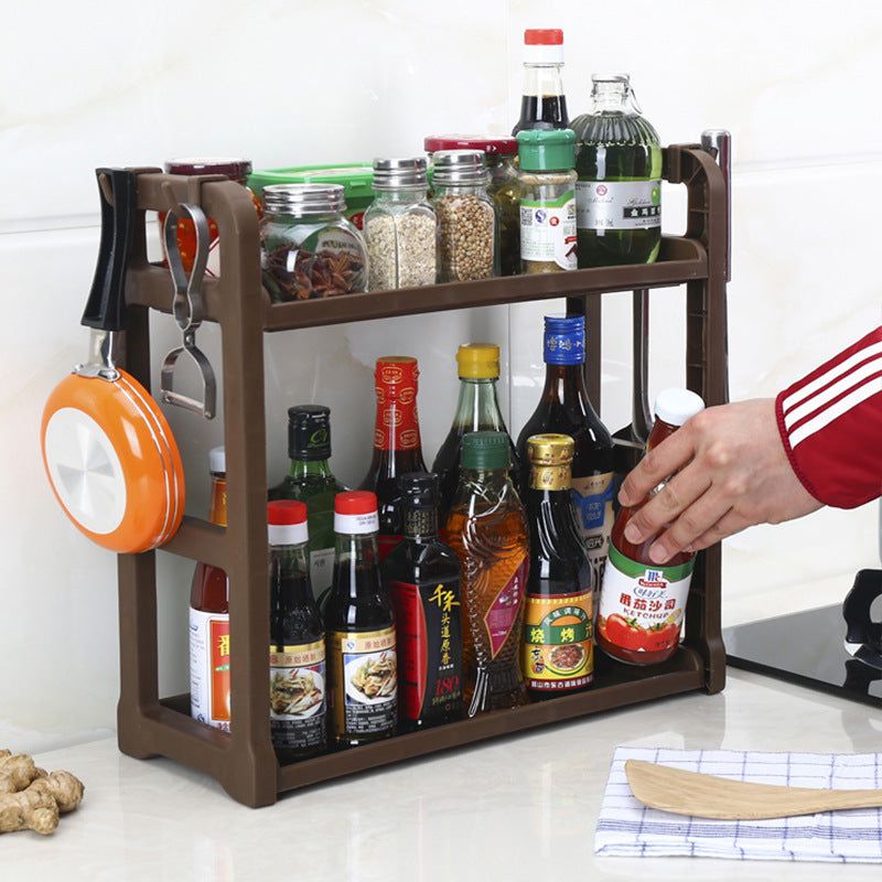 Kitchen Storage Shelving Kitchen Supplies Storage Artifact Multilayer Coffee