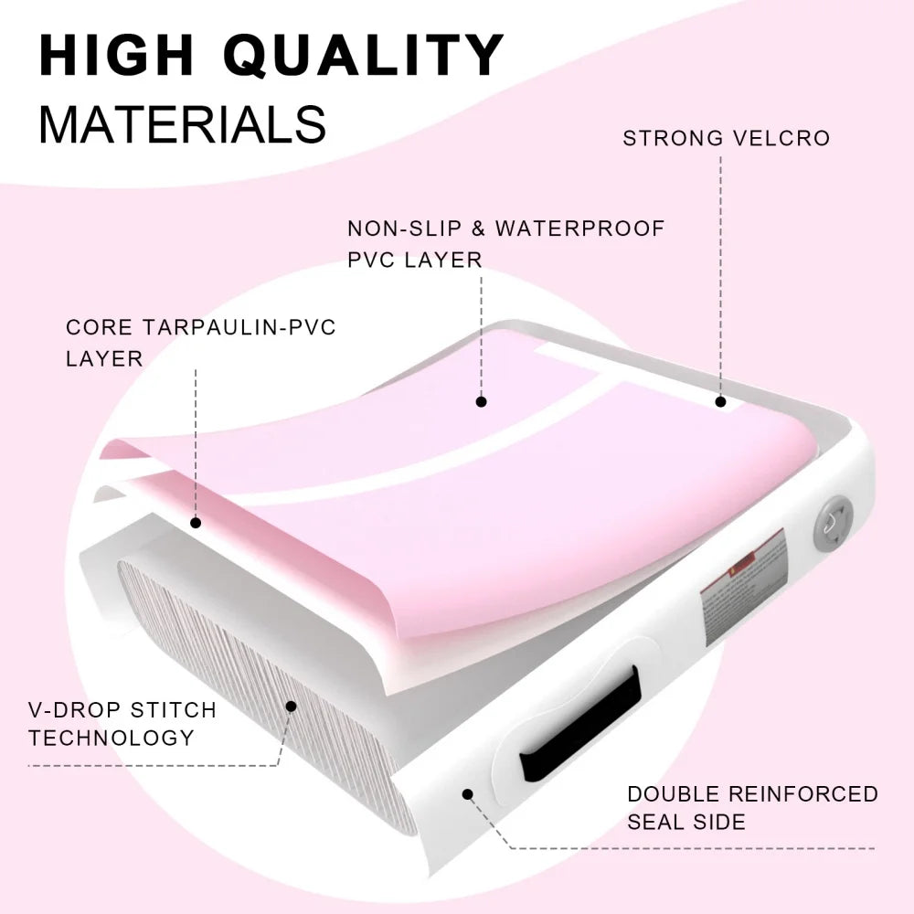 CE Certificate Outdoor Foldable Floating Platform Water Inflatable Fitness Mat Air Track Gymnastics Mats Yoga Mat