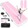 CE Certificate Outdoor Foldable Floating Platform Water Inflatable Fitness Mat Air Track Gymnastics Mats Yoga Mat 200*100*10cm Pink
