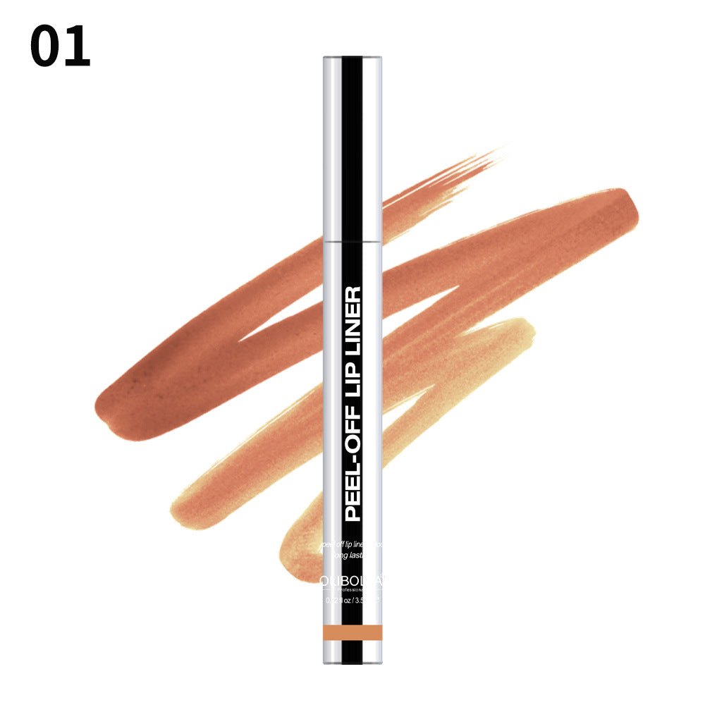 Tear-off Lip Liner Dyeing Stripping No Falling No Makeup Lip Pen Lipstick Show Lip Color. 01# 3.5ml