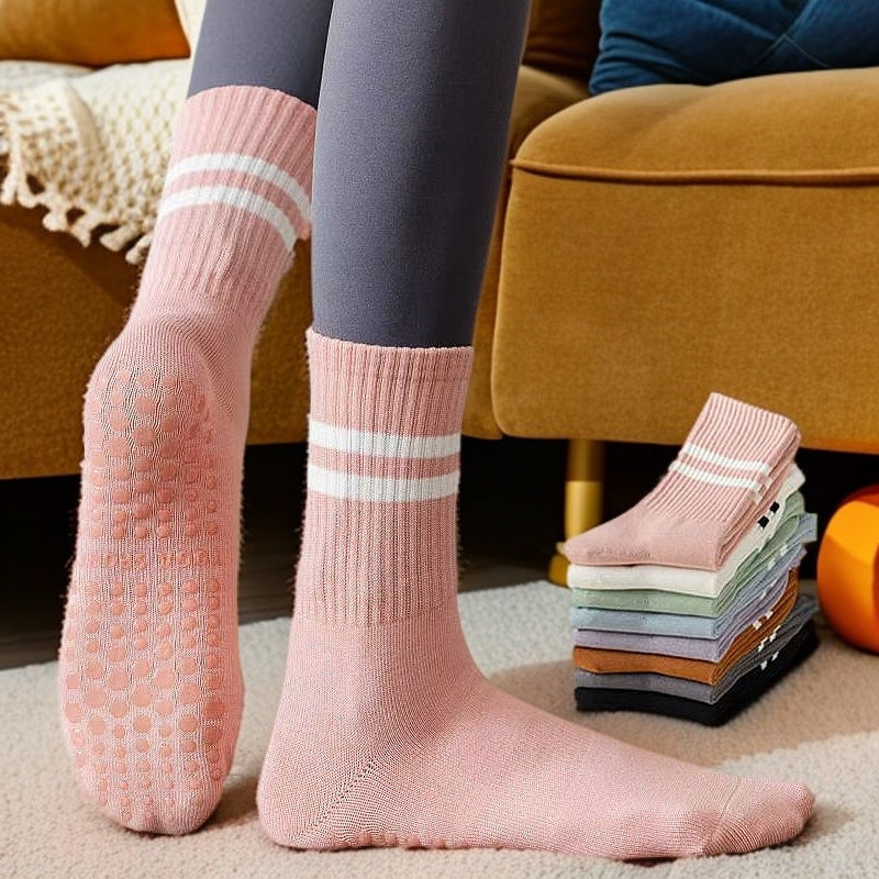 Mid-calf Yoga Socks Non-slip Professional Women's Fitness