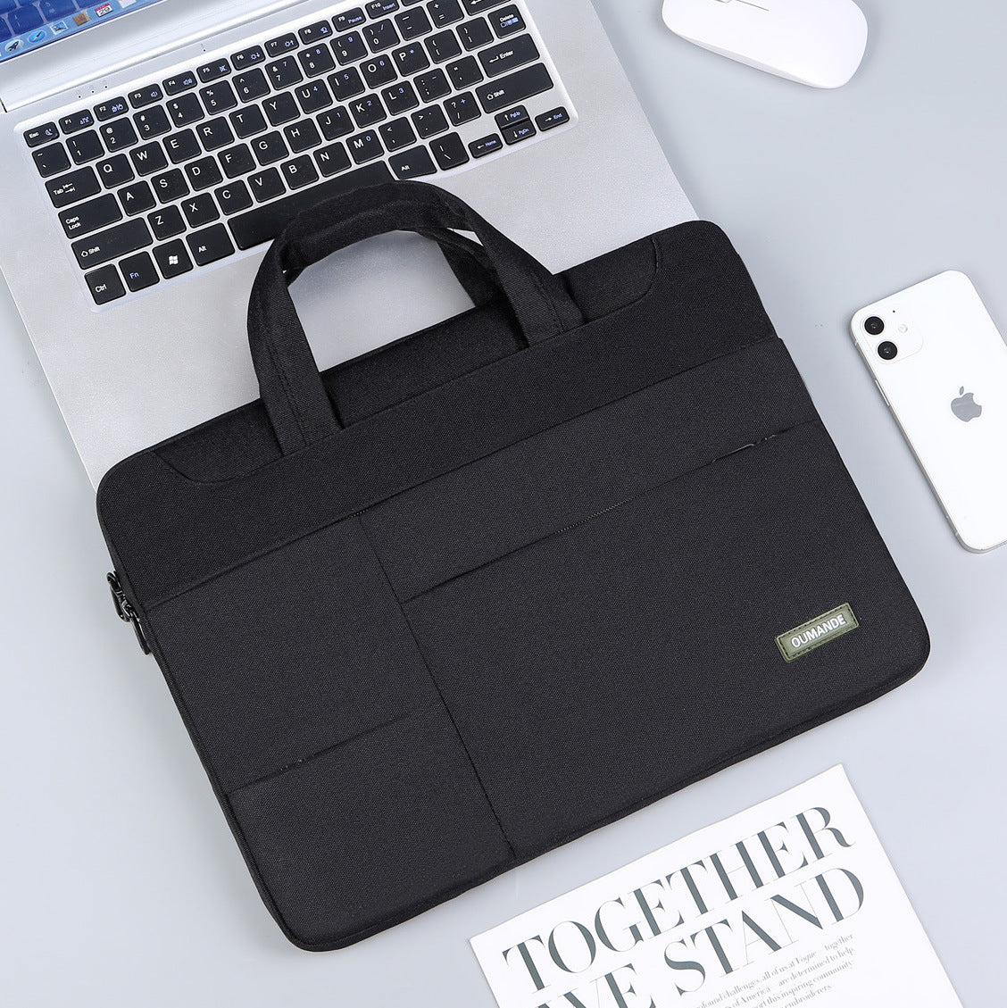 15.6-inch Laptop Bag For Business Men Black