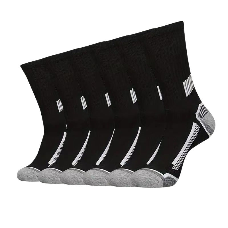 Men's Simple Basketball Mid-calf Socks