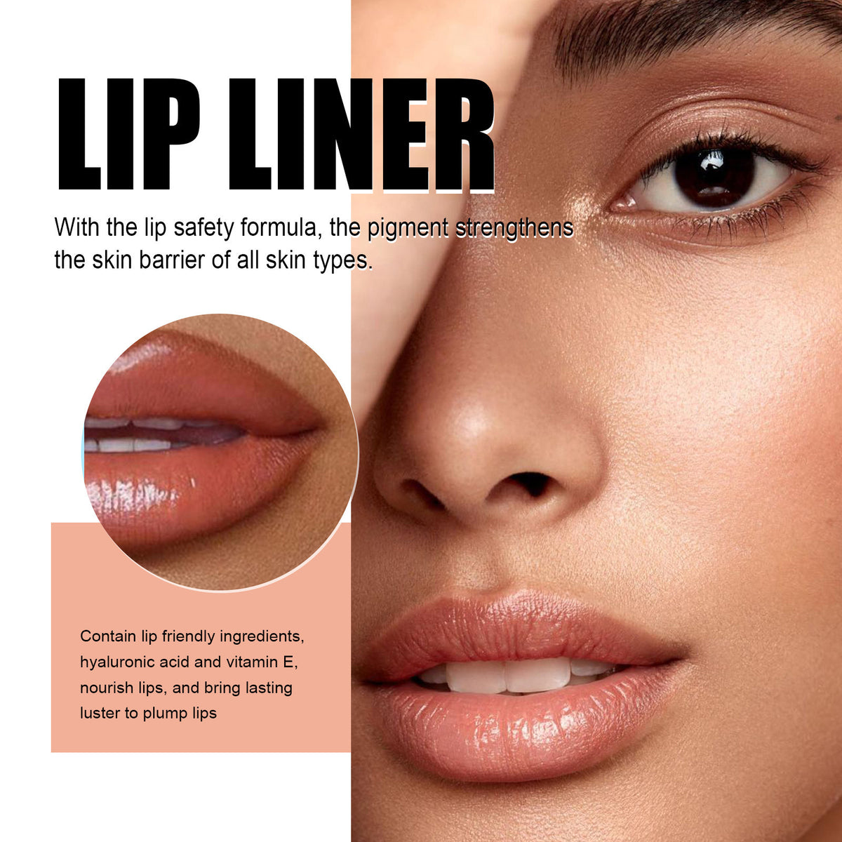 Tear-off Lip Liner Dyeing Stripping No Falling No Makeup Lip Pen Lipstick Show Lip Color.