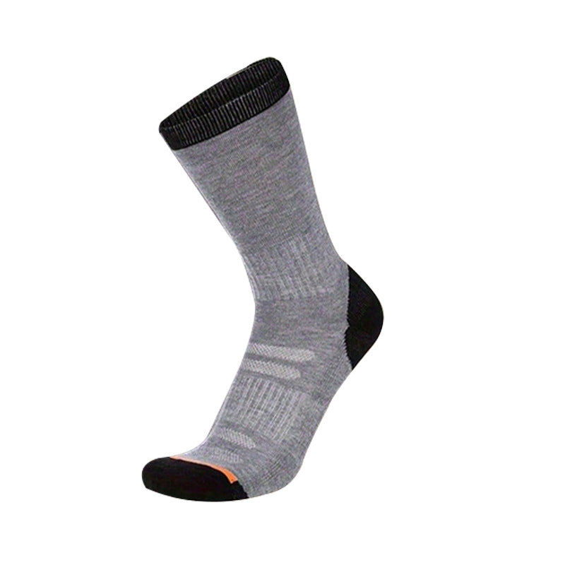 Socks Men's Mid-calf Autumn And Winter Gray 1 Pair