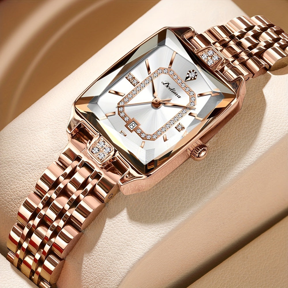 Women's Waterproof High-end Fashion All-match Watch White