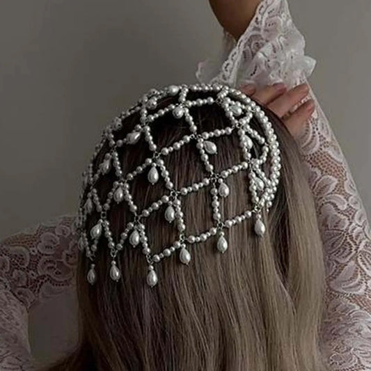 Bohemian Fashion Retro Mesh Hat Headband