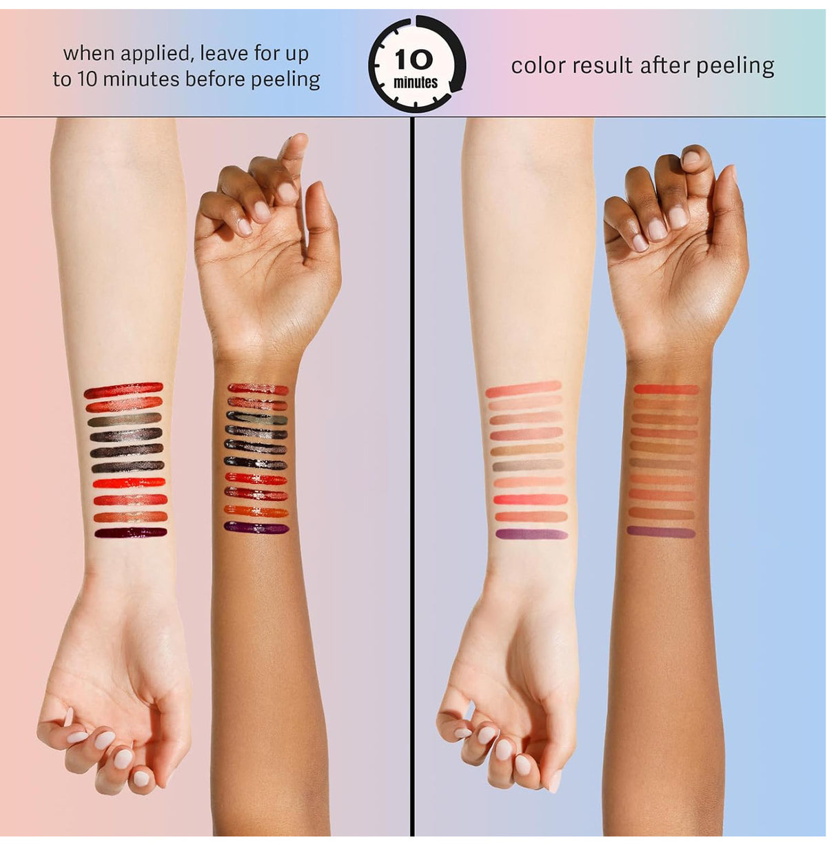 Tear-off Lip Liner Dyeing Stripping No Falling No Makeup Lip Pen Lipstick Show Lip Color.