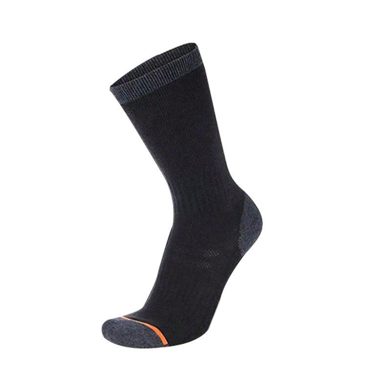 Socks Men's Mid-calf Autumn And Winter Black 1 Pair
