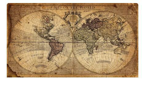 Canvas Earth Painting Living Room Poster Decoration 02 Only Painting Core