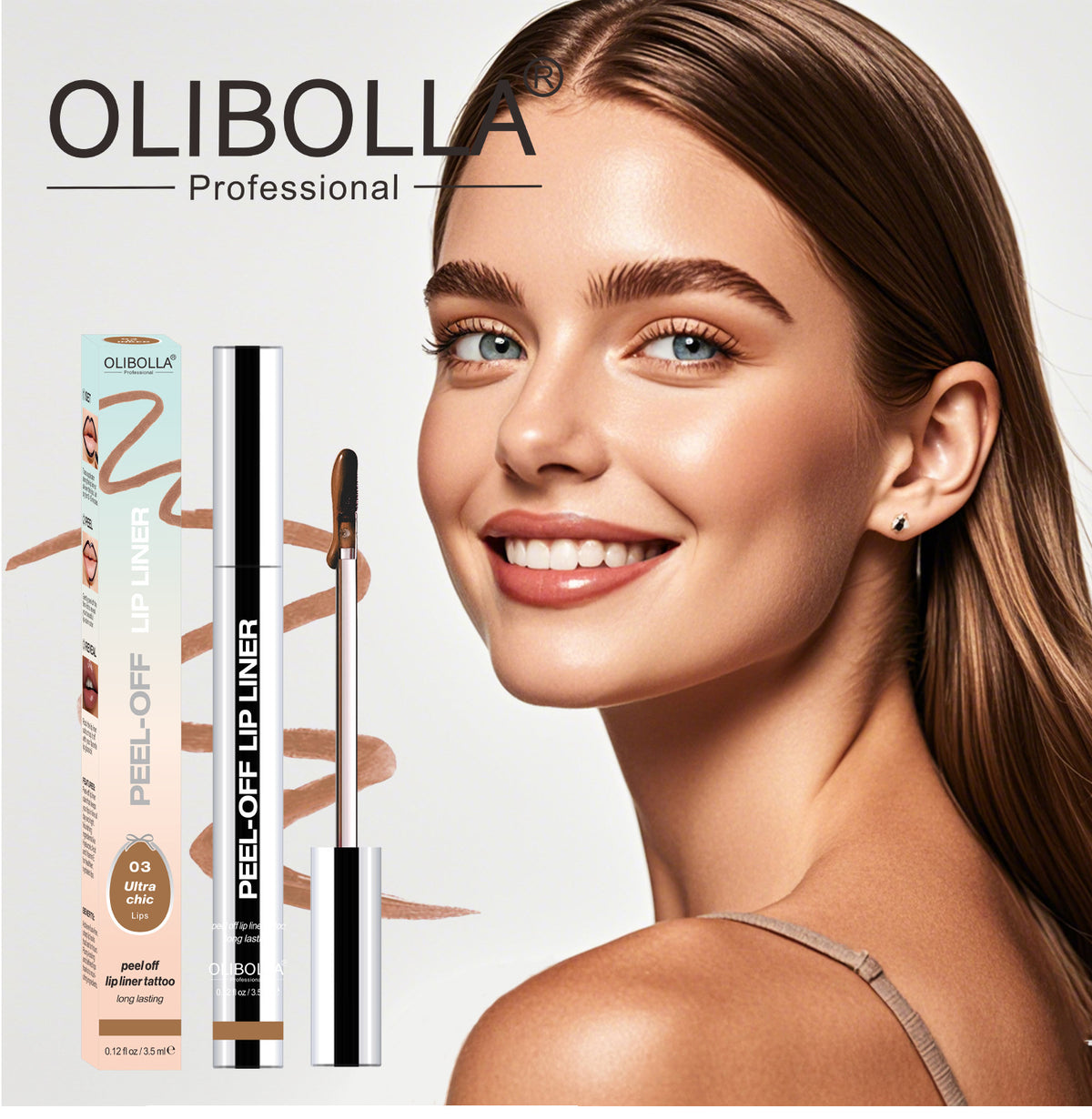 Tear-off Lip Liner Dyeing Stripping No Falling No Makeup Lip Pen Lipstick Show Lip Color.