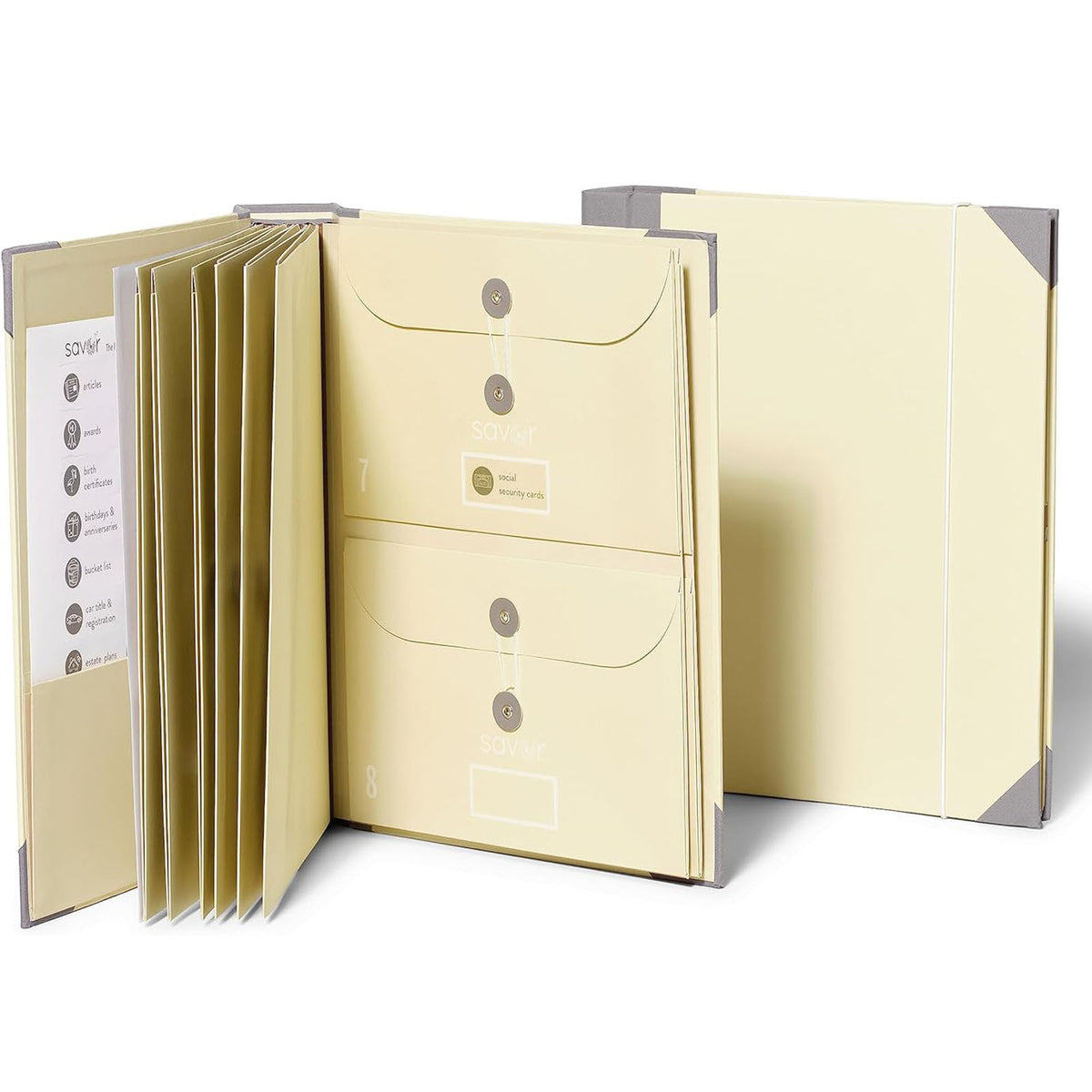 Fashion Manila Pocket Storage File Folder