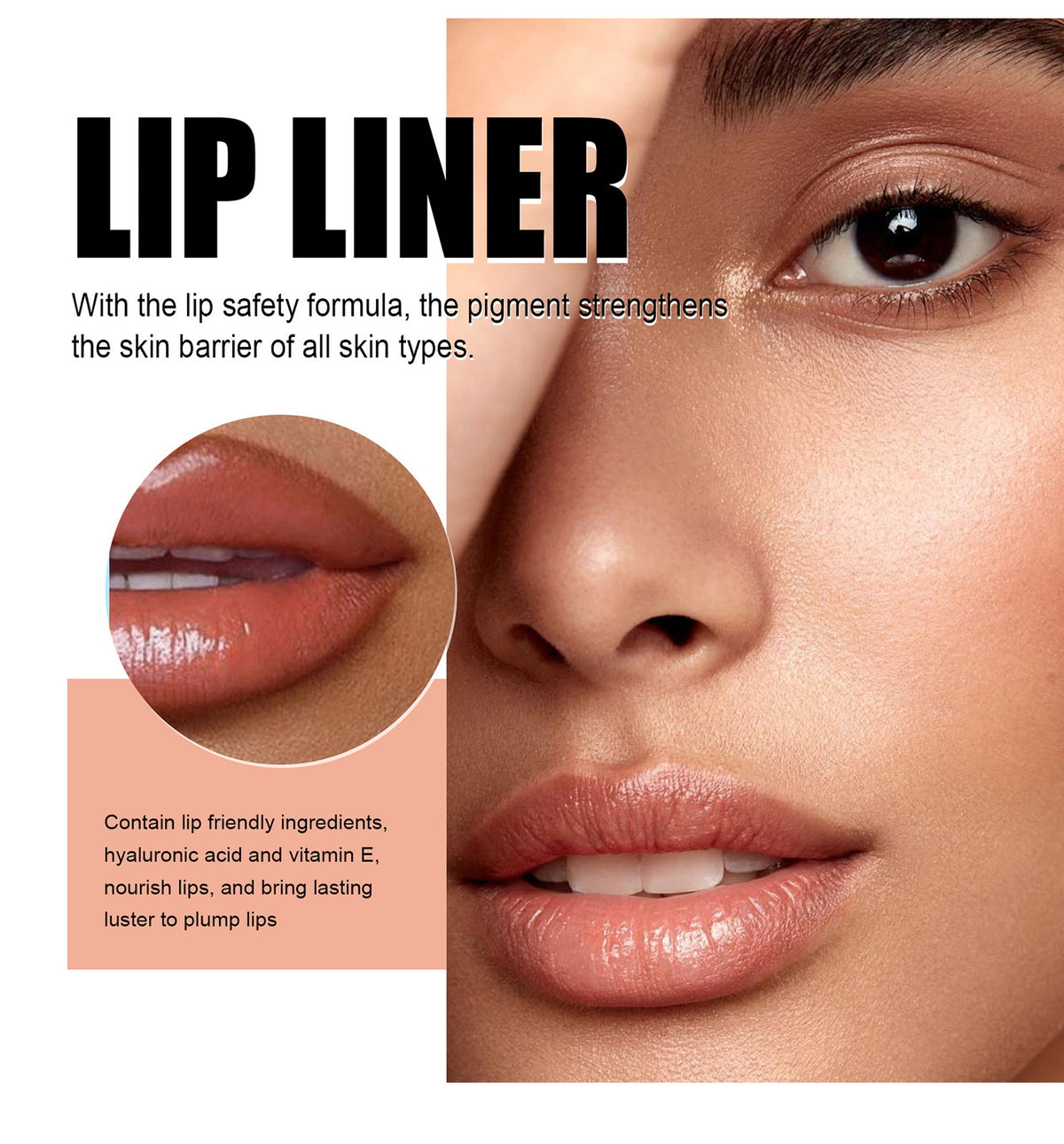 Tear-off Lip Liner Dyeing Stripping No Falling No Makeup Lip Pen Lipstick Show Lip Color.