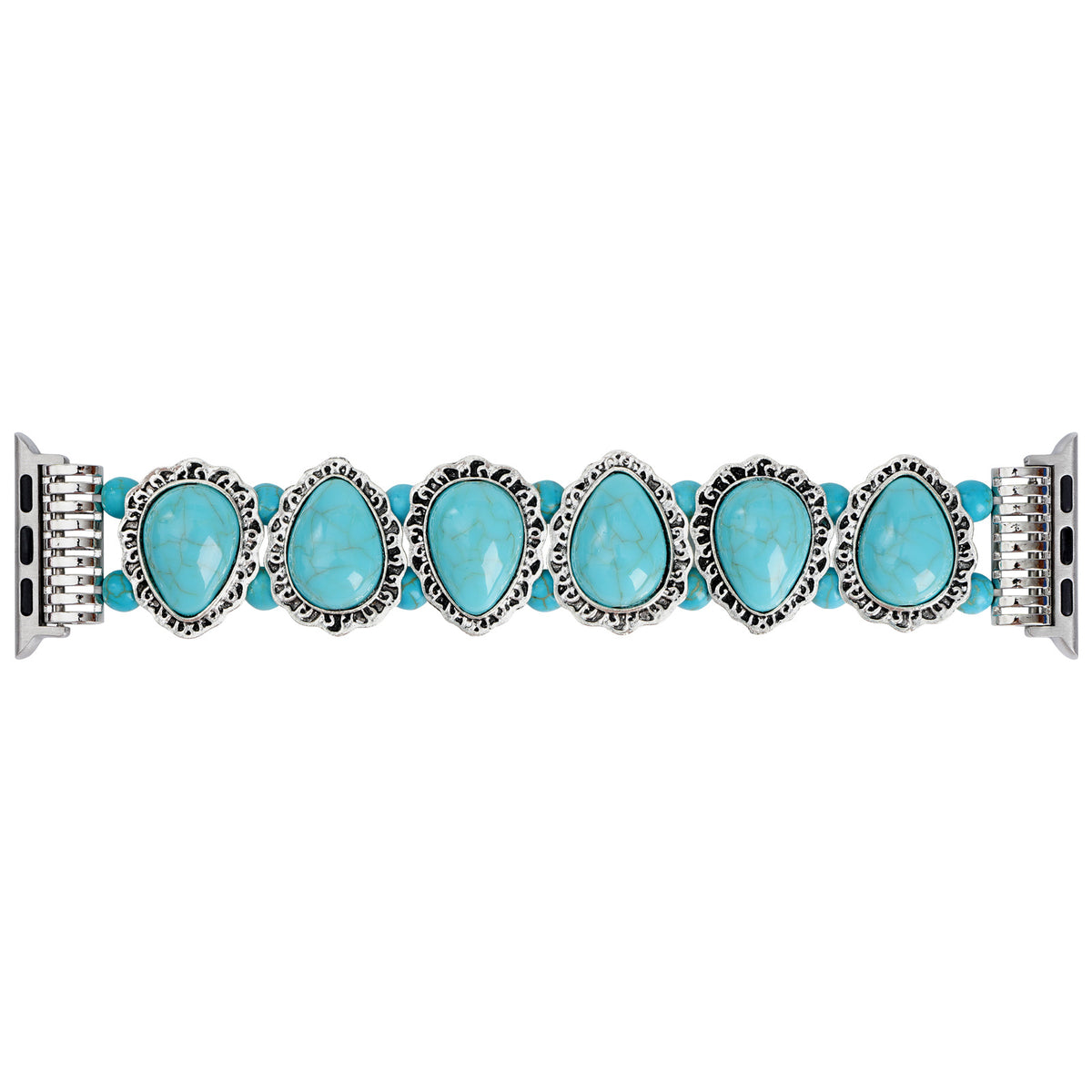 Acrylic Turquoise Chain Watch Strap Lake Blue