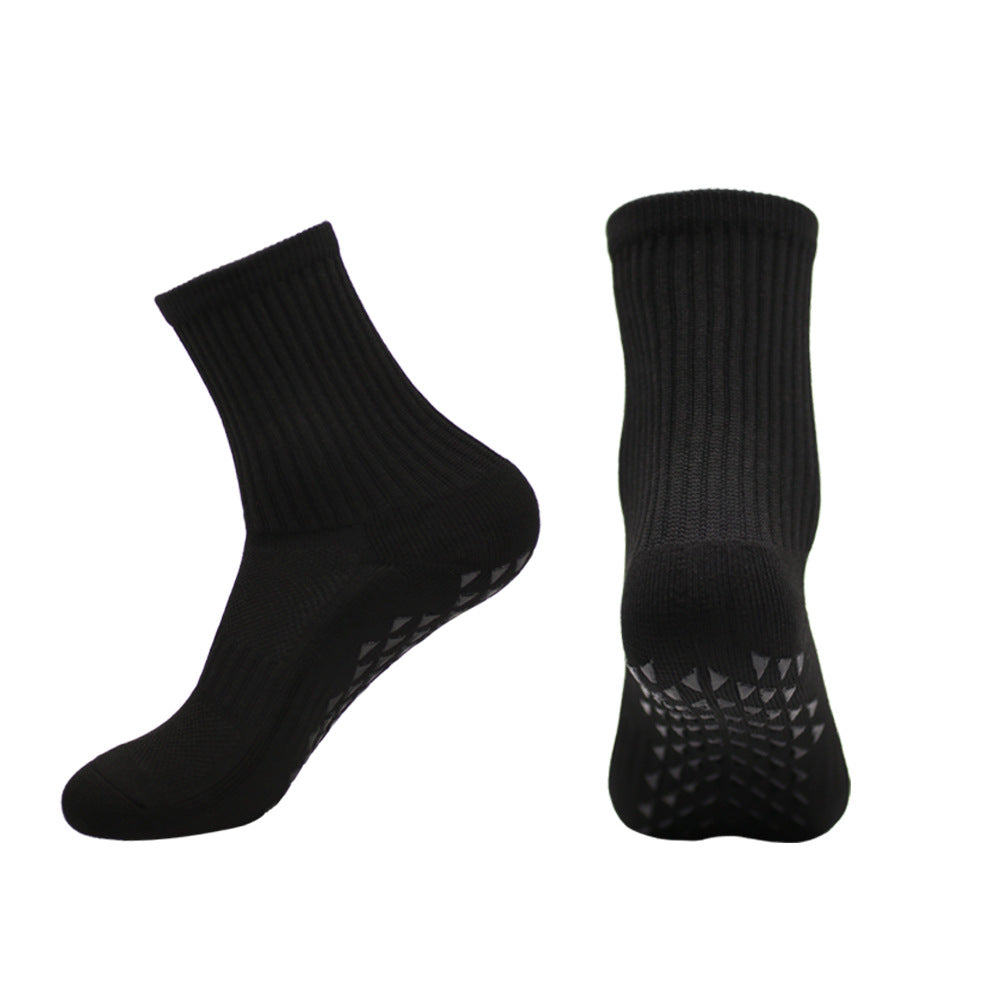 Soccer Professional Training Thick Towel Bottom Athletic Socks Black Zipper Bag Packaging