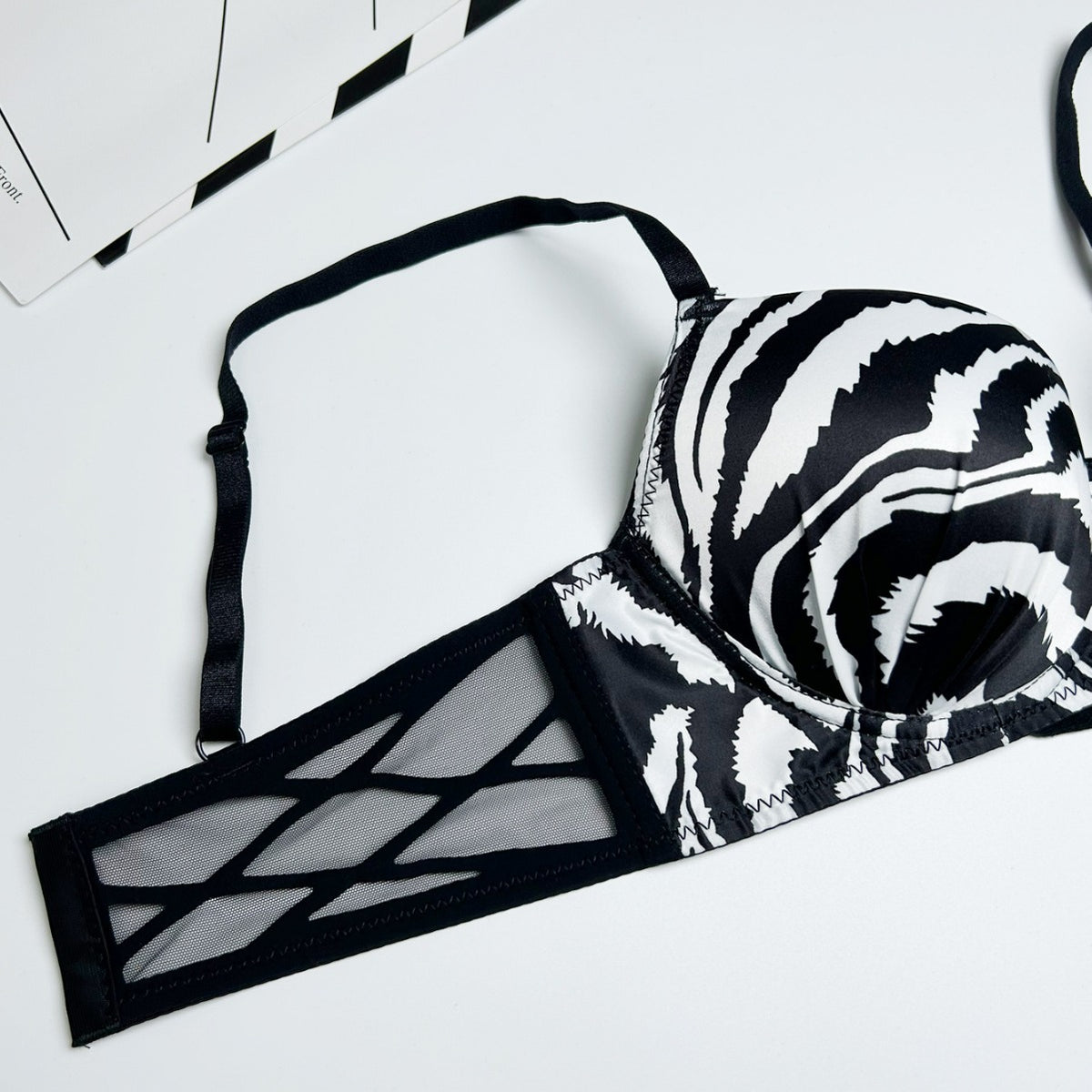 Sexy Zebra Push Up Women's Bra