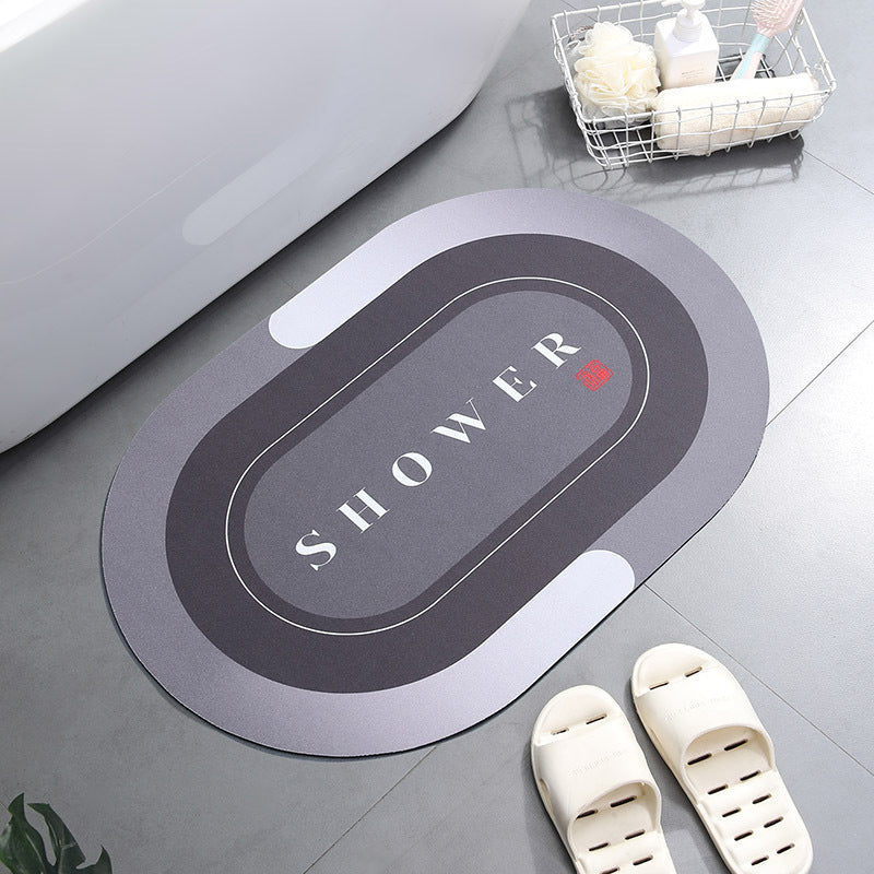 Home Bathroom Super Absorbent Shower Bath Mat DGrey 400MMx600MM