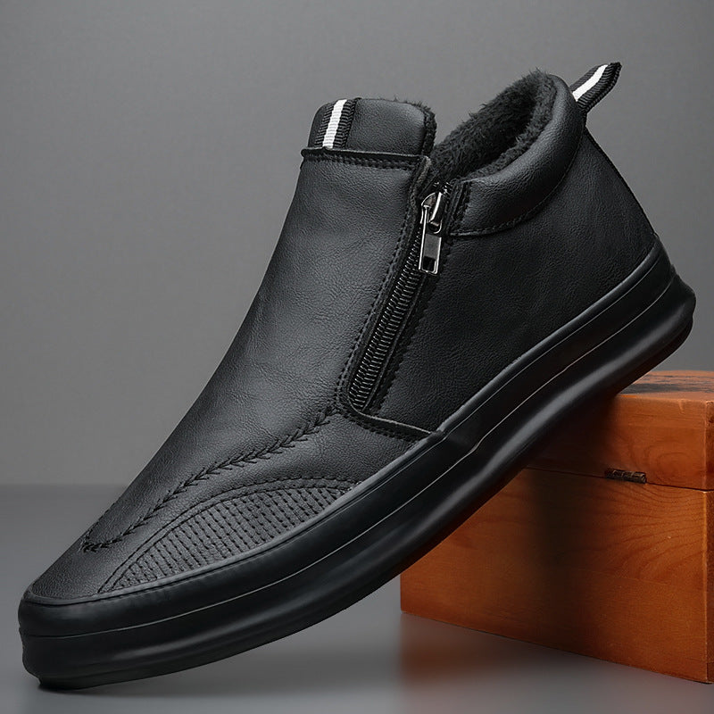 Fashion Personality Cotton Shoes Men Black