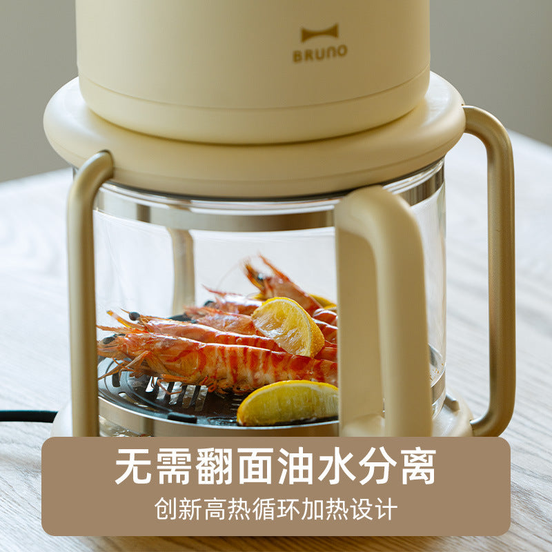 BRUNO Imported Air Fryer Household Perspective Electric Fryer All-in-One Non-Flip Fryer