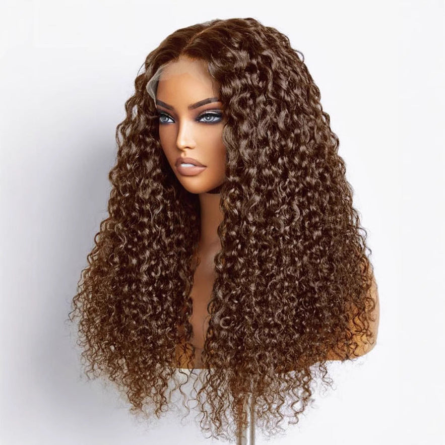 Chocolate Brown Human Hair Wig For Women Hotchocolatebrowncolor