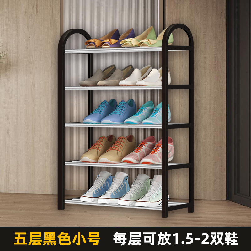 Simple Multi-layer Metal Combination Shoe Rack Household Light Luxury Space-saving Storage Cabinet Economical Small Storage Rack