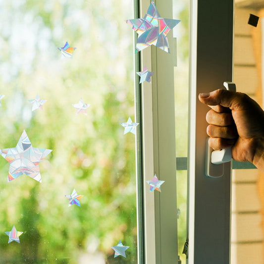 Non-adhesive Static Window Film 3d Glass Film Paper-cut For Window Decoration