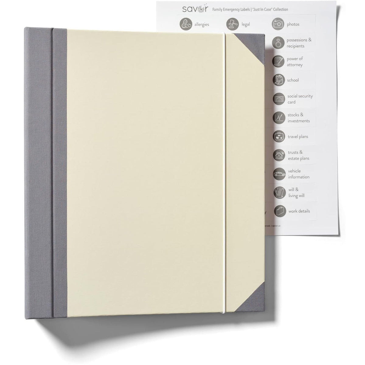 Fashion Manila Pocket Storage File Folder Khaki