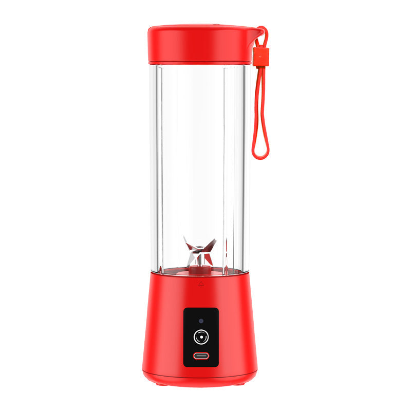 10 Colors Portable Small Electric Juicer Stainless Steel Blade Cup Juicer Fruit Automatic Smoothie Blender Kitchen Tool Red
