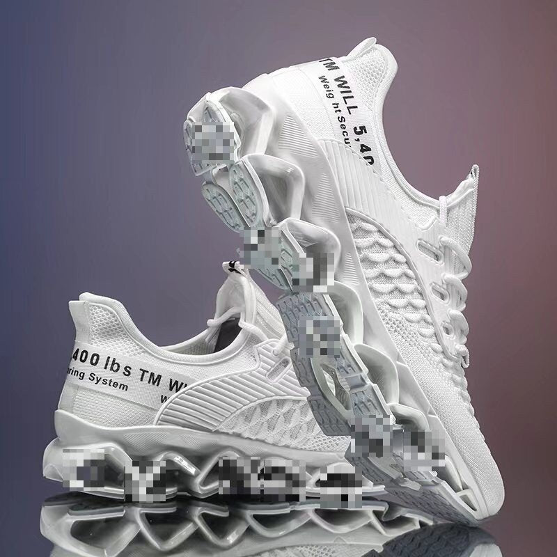 All-matching Plus Size Breathable Flying Woven Running Casual Shoes