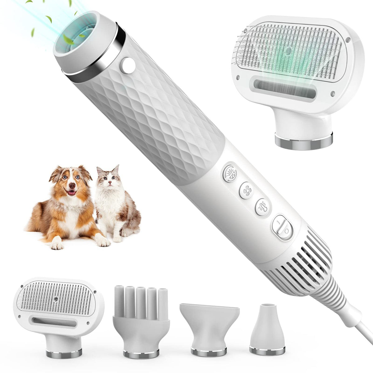 Brushless Motor Handheld Water Blower White