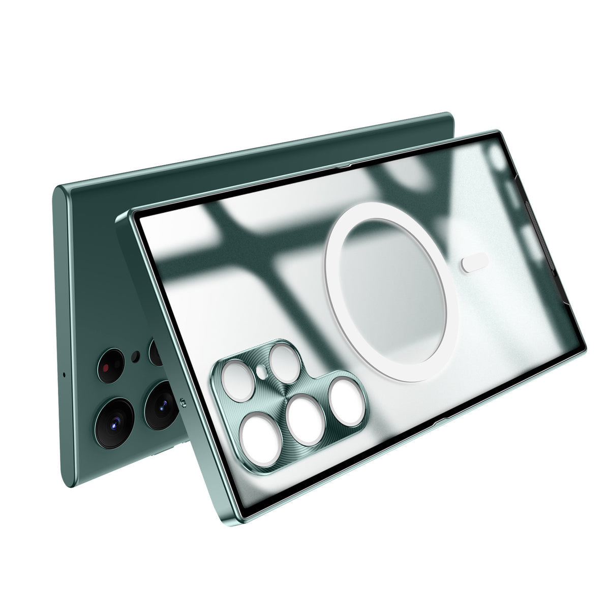 All-inclusive Protective Metal Magnetic Charging Mobile Phone Case