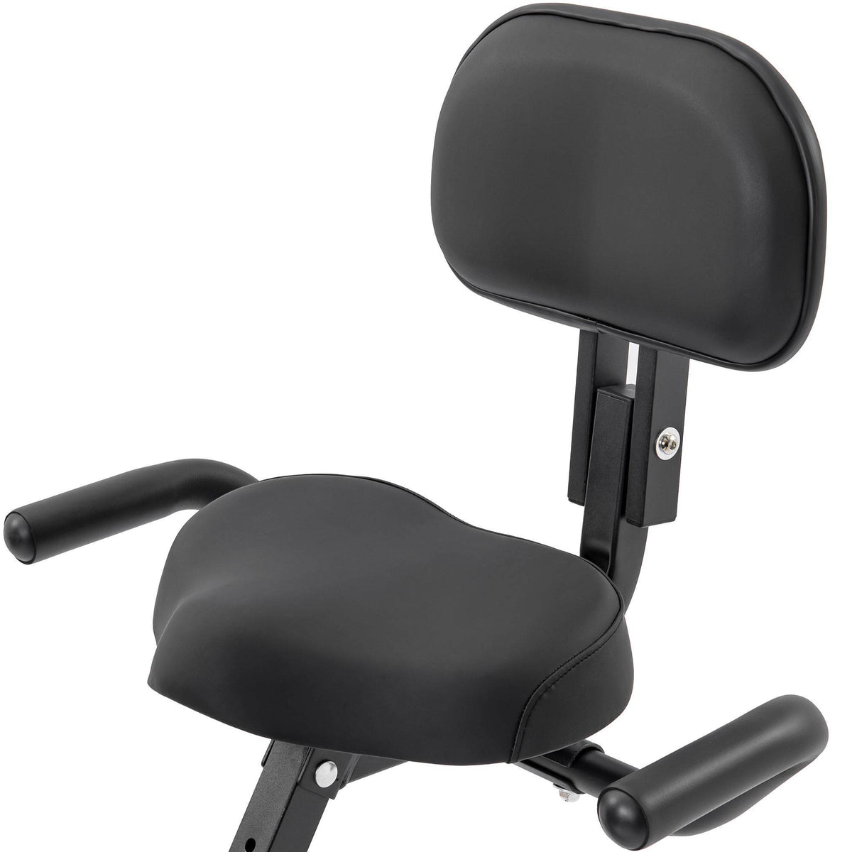 Folding Exercise Bike,Fitness Upright Recumbent X-Bike Adjustable Resistance