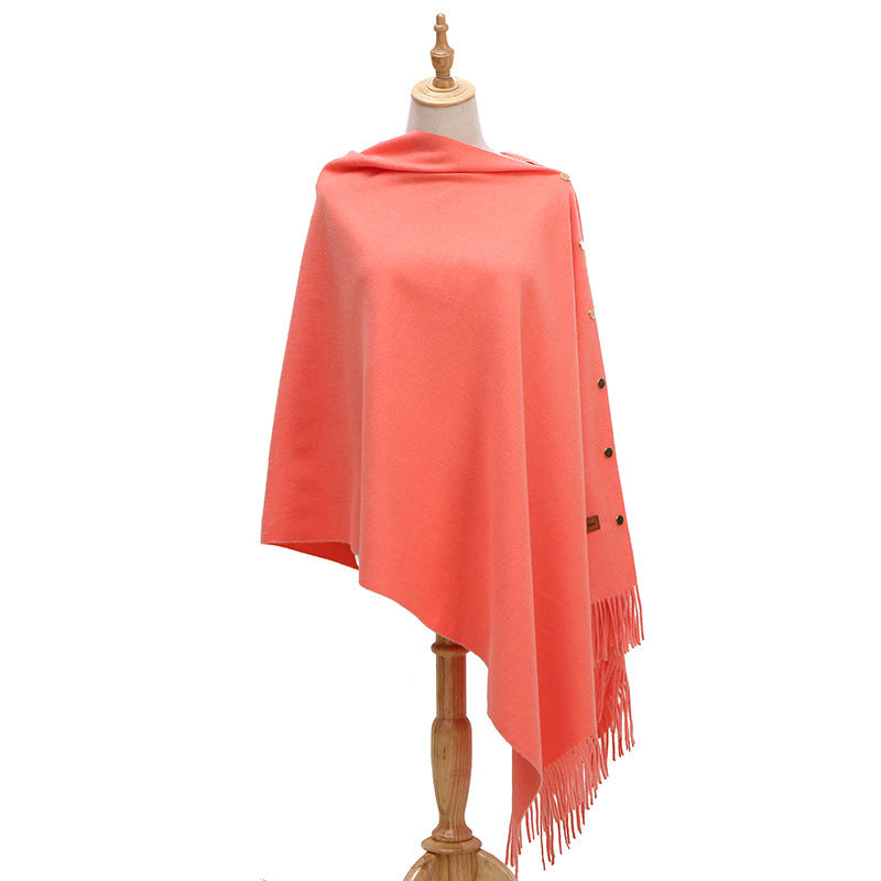 Winter Autumn Women's Cashmere Shawl 16Color 68X200