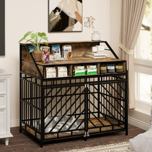 Bamboo Elevated Dog Bowl Black