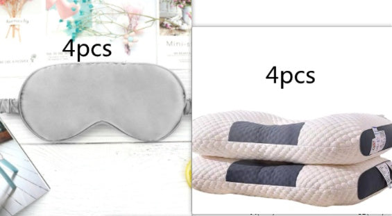 3D Knitted Cotton Pillow Sleep Aid Set3