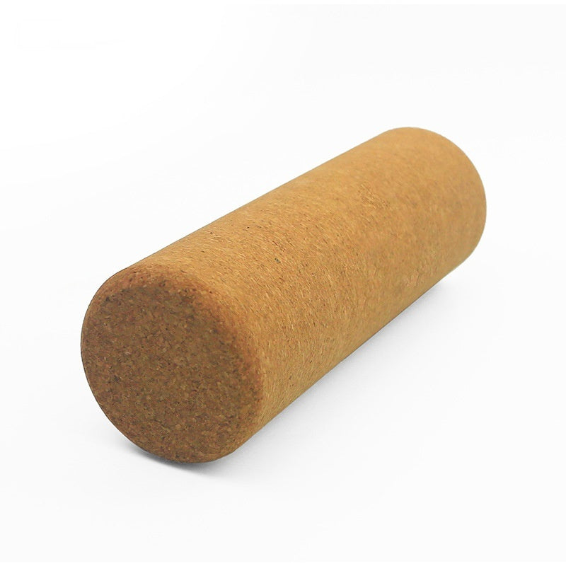 Cork Yoga Wand Cylindrical Massage Massager Shaft Non-dandruff Pilates Yoga Column 30x10cm