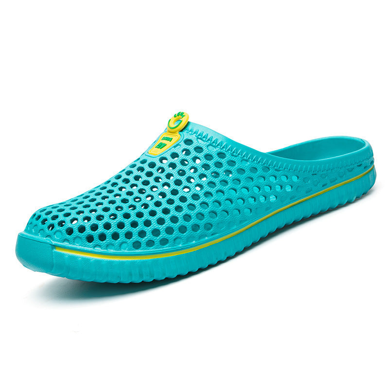 Men&Women Waterproof Aqua Sandals Summer Soft Shoes Lake blue