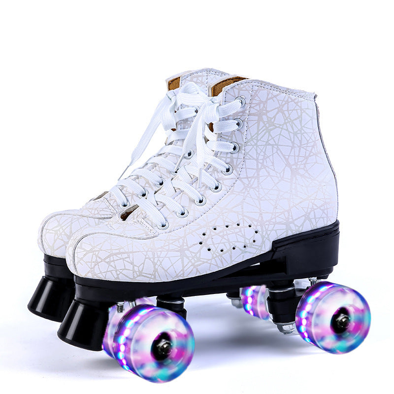 12 White flashing wheel
