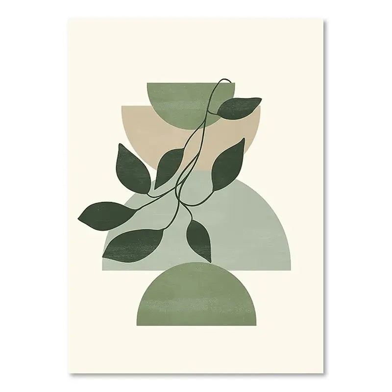 Green Plant Decorative Painting Type B