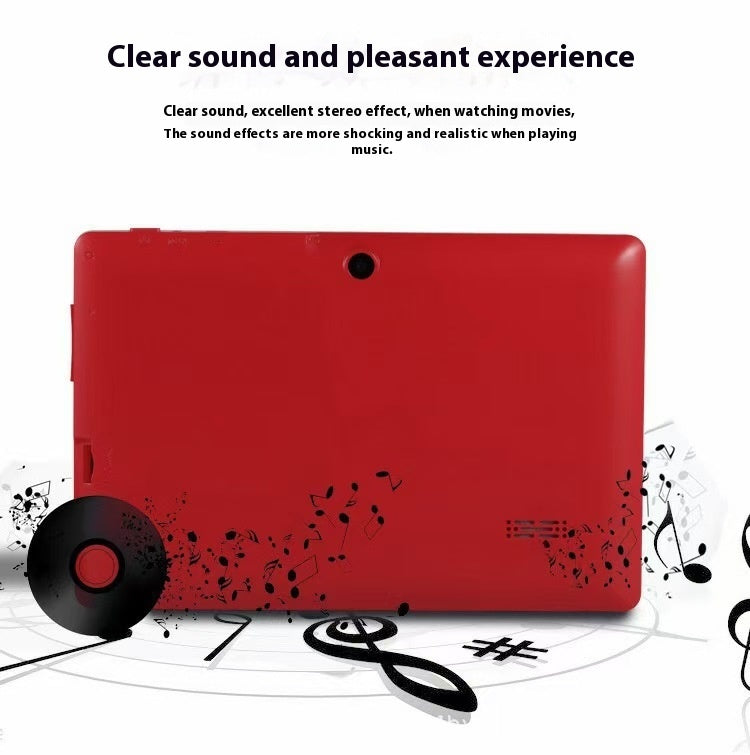 WiFi Bluetooth Internet Access 7-inch Tablet Red