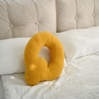 26 English Letters Pillow Sofa Cushion Shooting Props Q About 38x30cm
